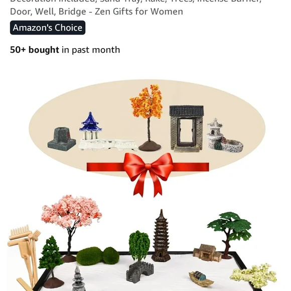 Zen Garden Black and White Set - Picture 3 of 3